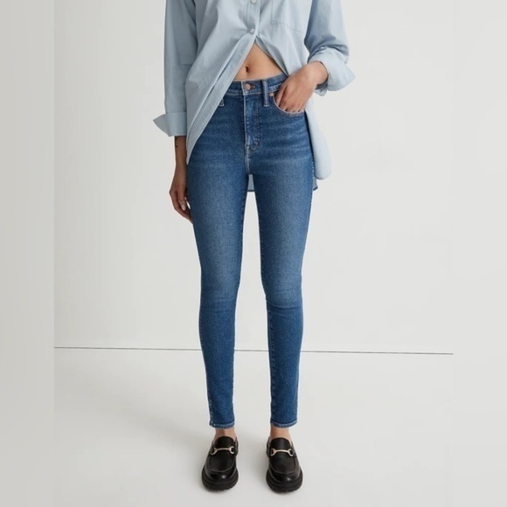 NWT Madewell 10" High-Rise Skinny Jeans